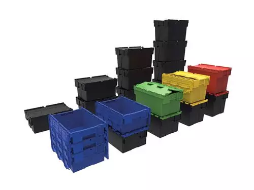Bac navette avec couvercle intégré : la solution innovante de packaging réutilisable