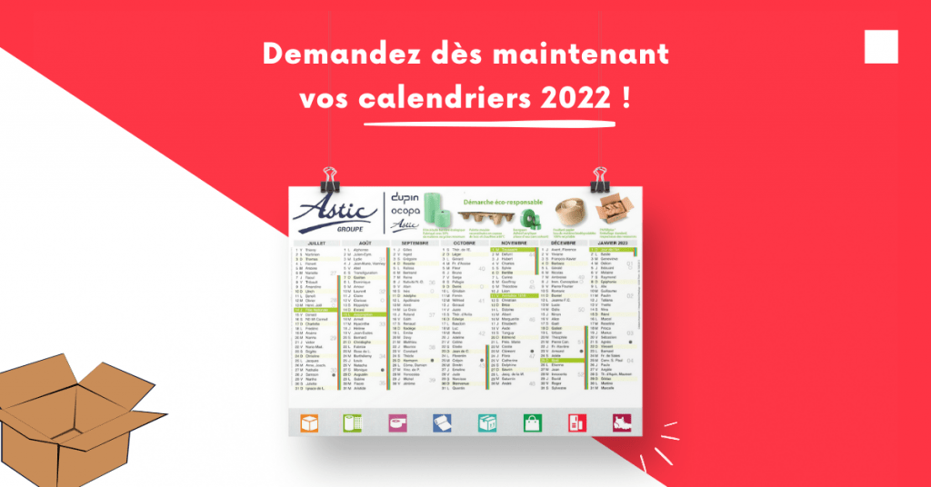Calendrier 2022 Astic Emballage