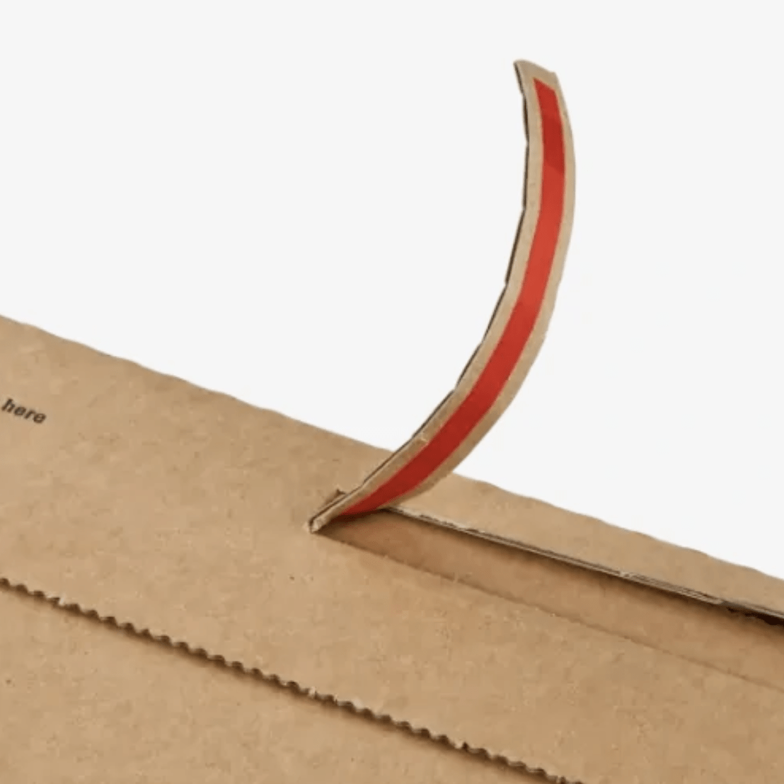 Pochette rigide en carton ondulé